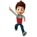 dreapta-sus lampa led 3d paw patrol
