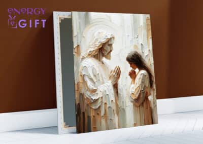 Tablou Canvas religios Iisus hristos si copii