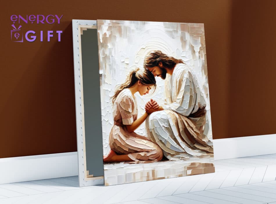 Tablou Canvas religios Iisus hristos in rugaciune