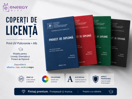 copertă lucrare licență personalizată