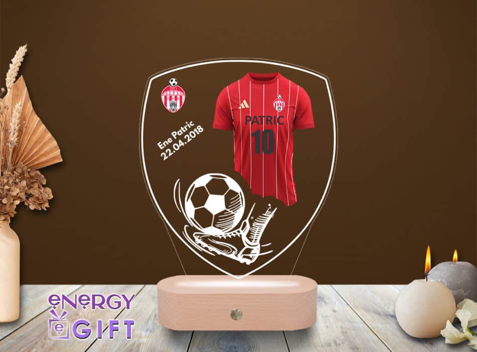 Lampa Led 3D Personalizata – Fotbal Sepsi OSK