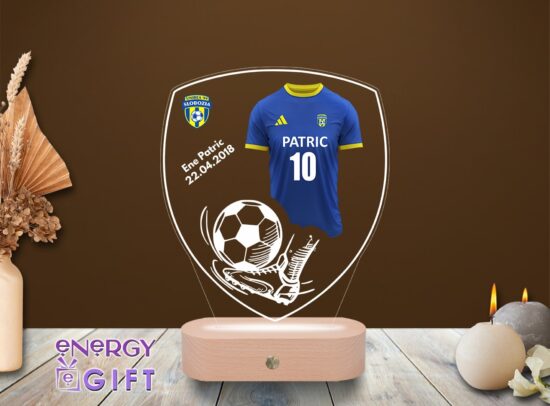 Lampa Led 3D Personalizata – Fotbal AFC Unirea 04 Slobozia
