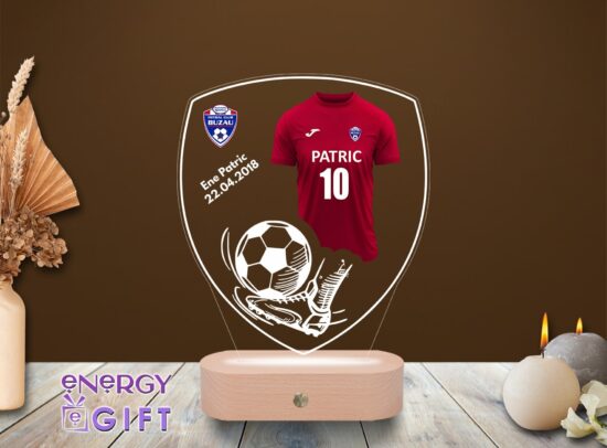Lampa Led 3D Personalizata – Fotbal Club Buzau
