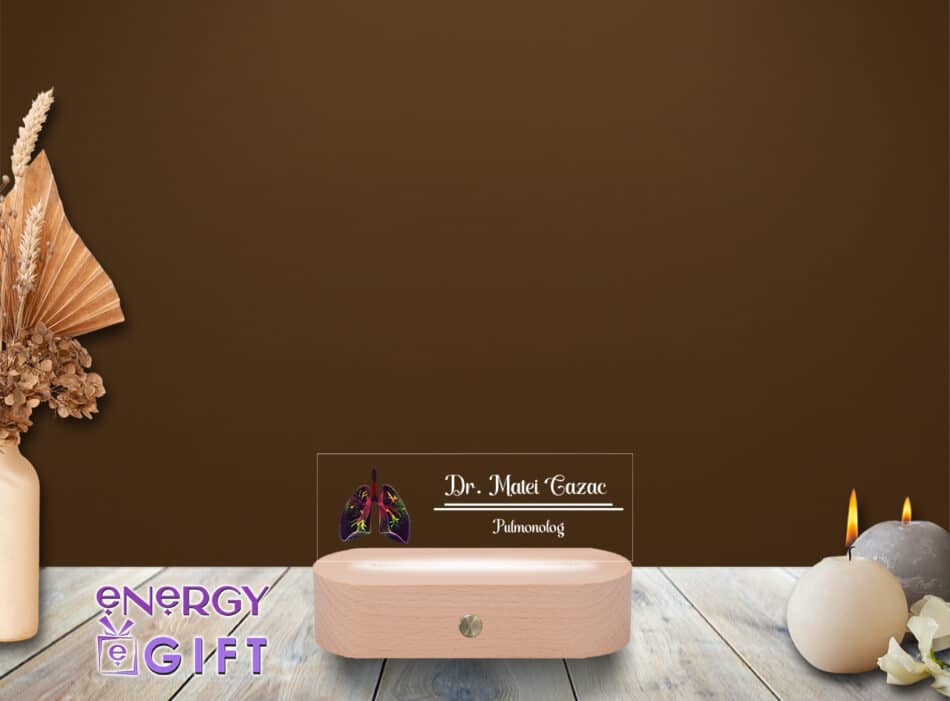 lampa led 3d birou Pneumolog