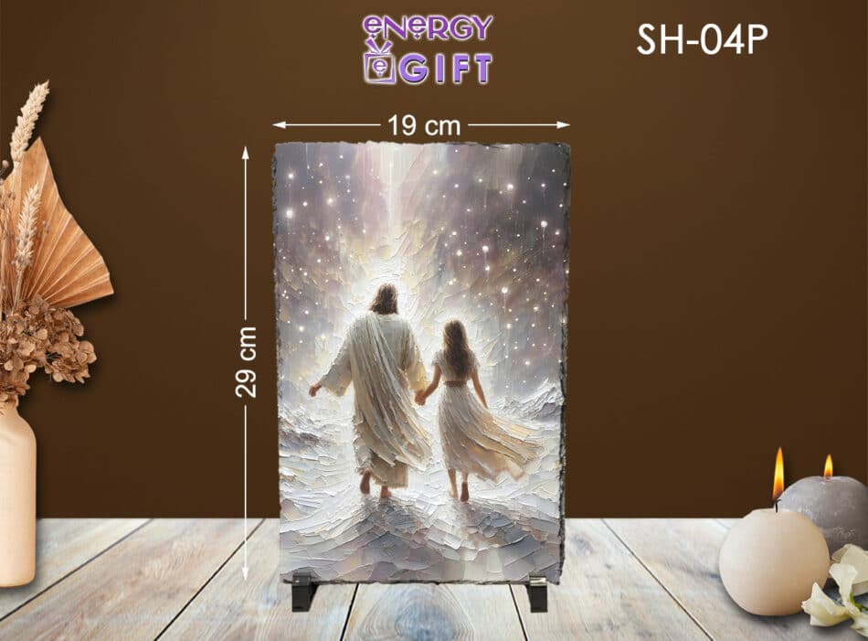 Tablou Piatra Religios ardezie nasterea domnului Iisus hristos ortodox