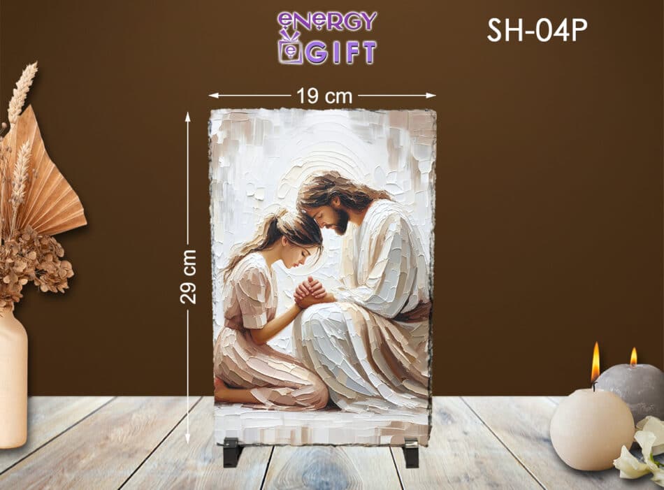 Tablou Piatra Religios ardezie Iisus hristos ortodox