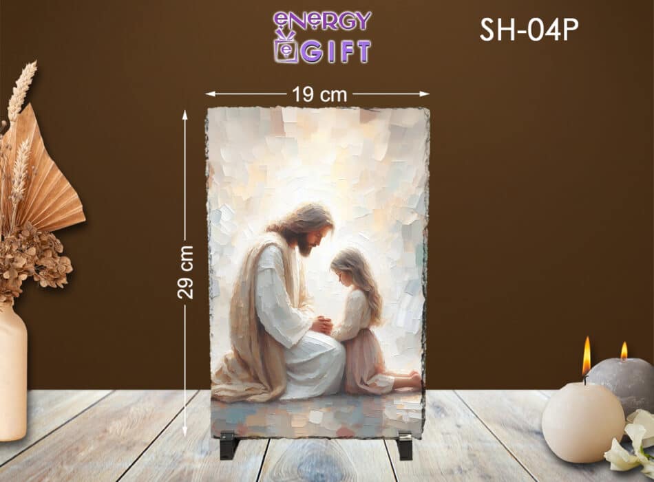 Tablou Piatra Religios ardezie nasterea domnului ortodox