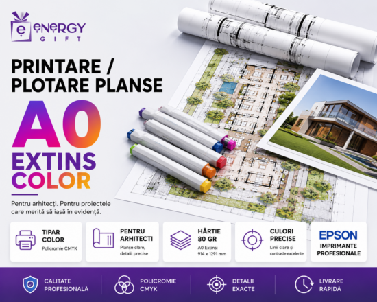 printare plotare planse A0 extins color hartie 80 gr policromie CMYK