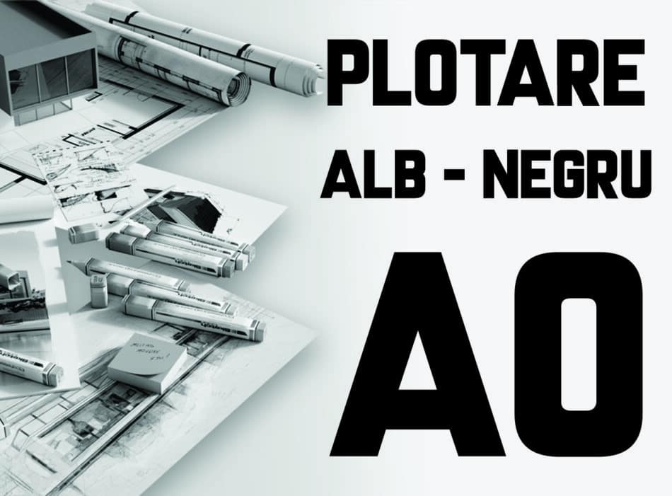 Printare / Plotare Planse A0 Alb/Negru