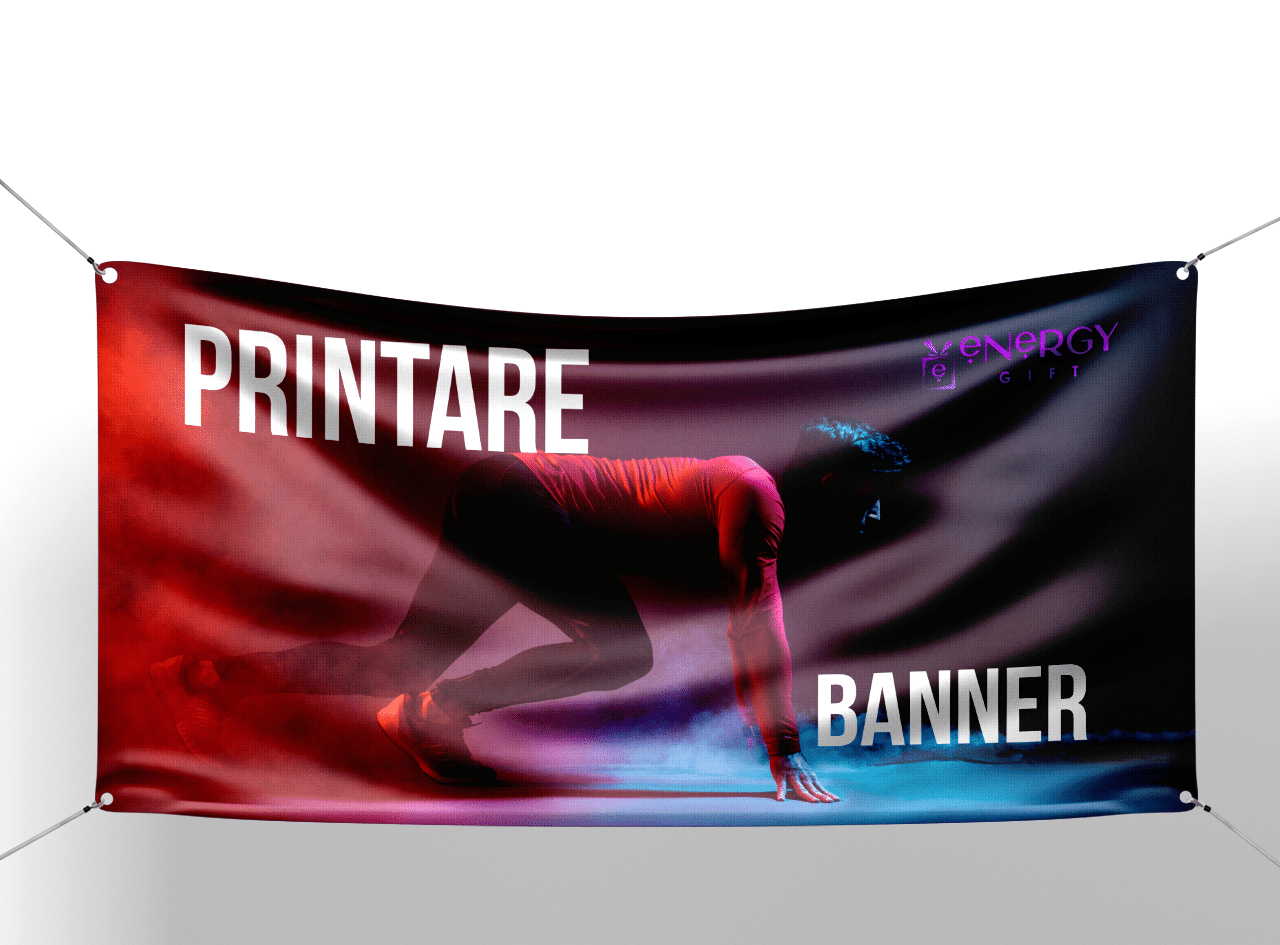 Print banner personalizat pentru promovare eficientă – EnergyGift