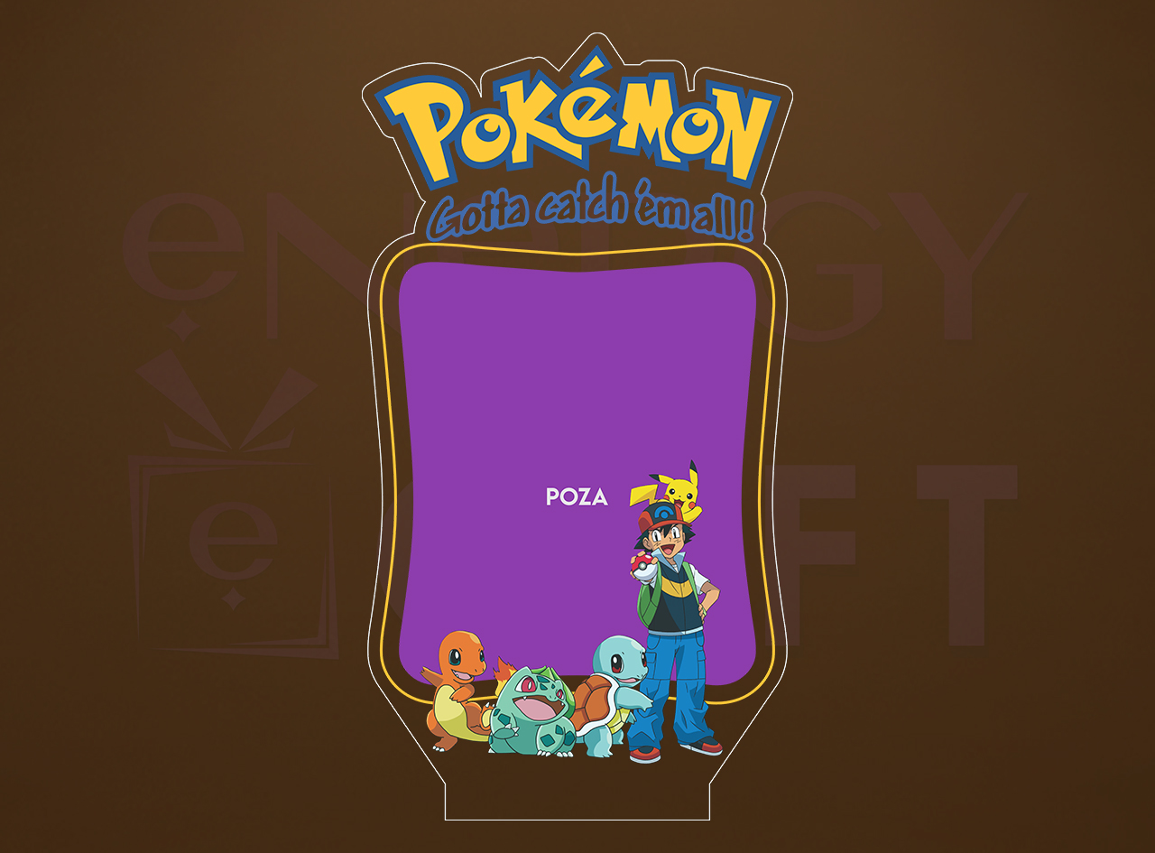 lampă LED Pokémon personalizată print UV RGB