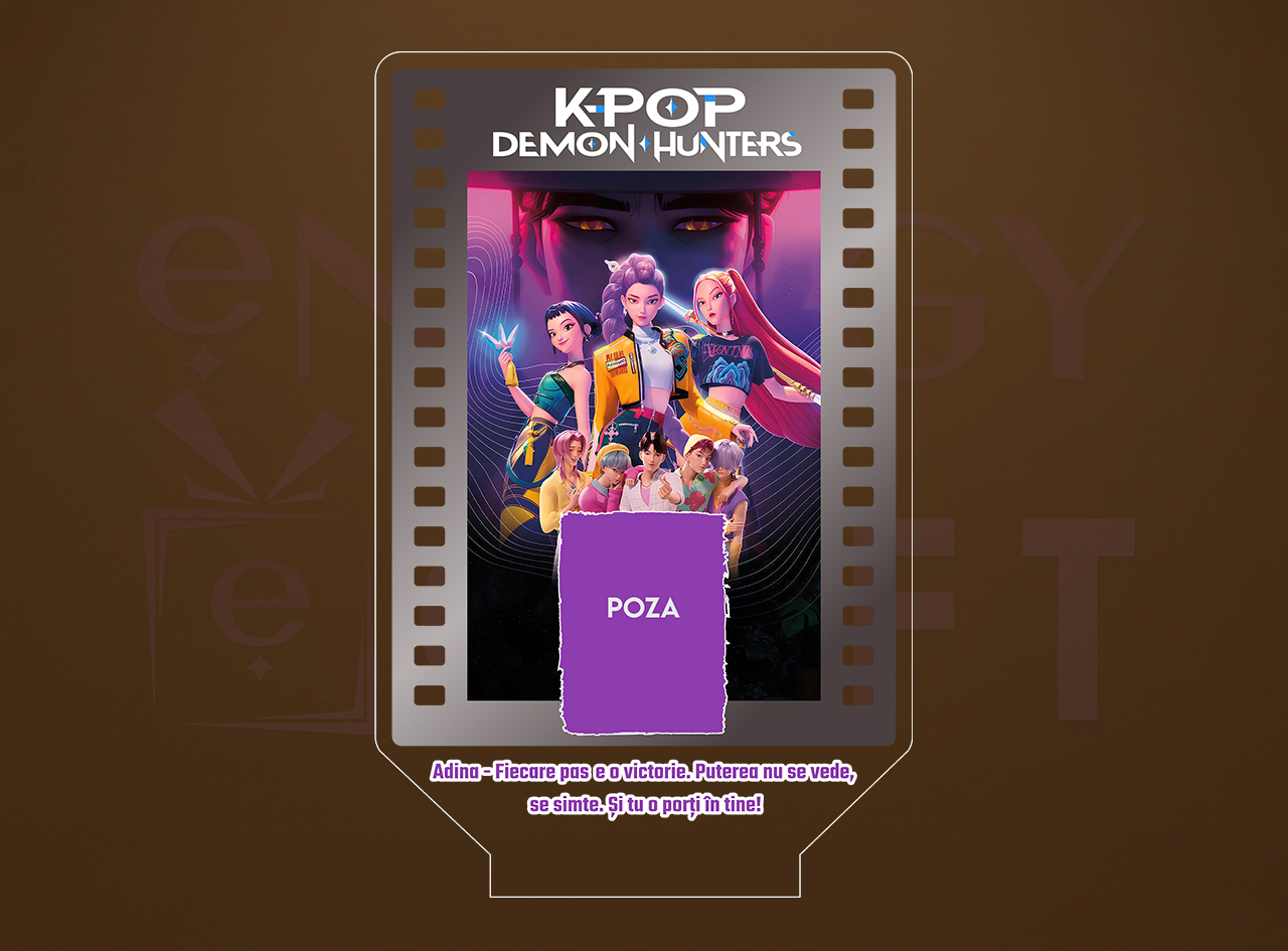 lampă LED RGB K-Pop Demon Hunters personalizată