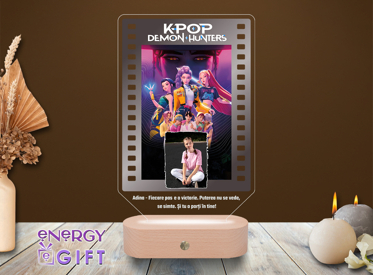 lampă LED personalizată K-Pop Demon Hunters