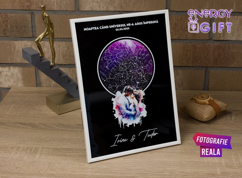 Momentul Tău în Univers – Tablou Constelație Personalizat