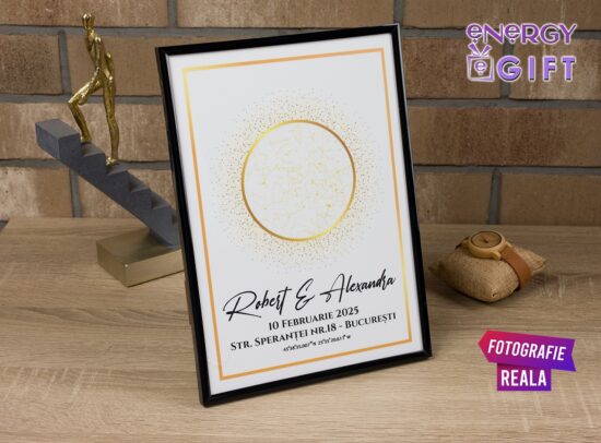 Tablou Harta Stelelor Elegant – Decor Romantic pentru Casă