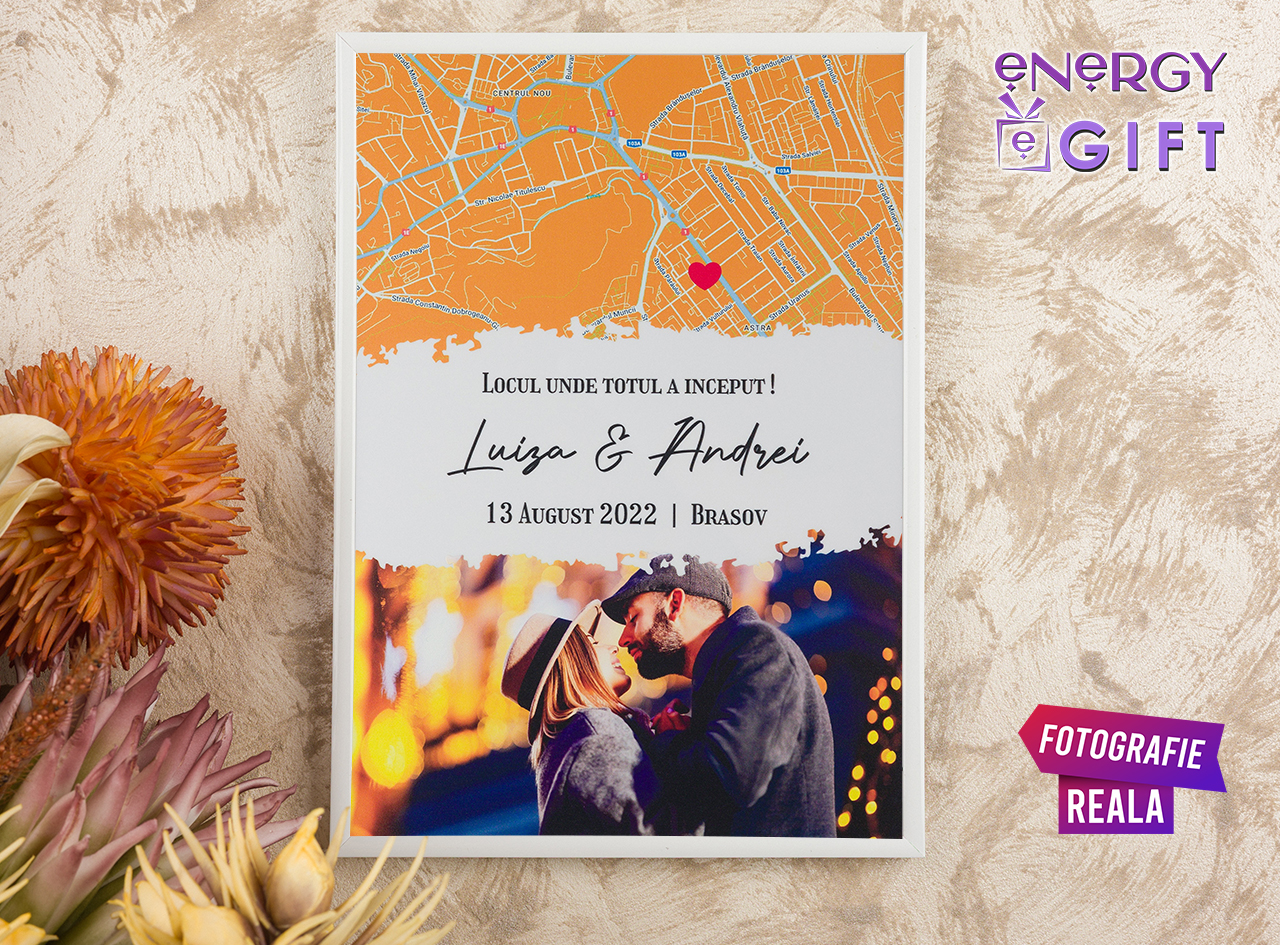 tablou decorativ personalizat romantic