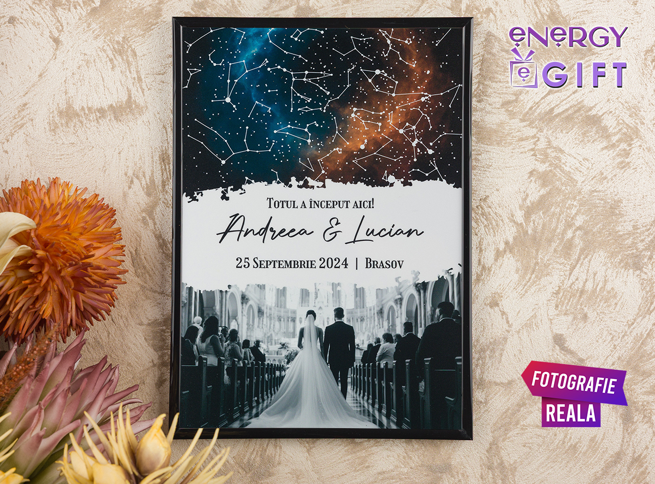 cadou personalizat craciun cu stele