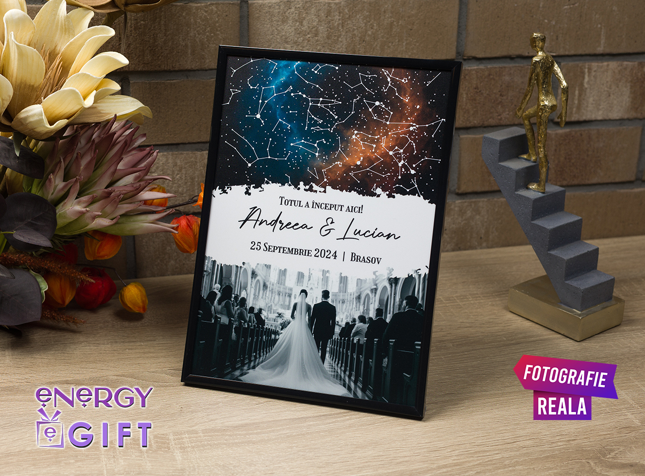 tablou personalizat harta stelelor craciun