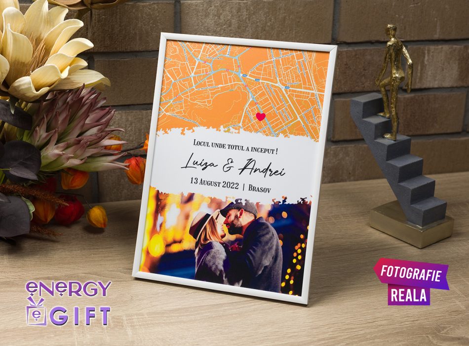 tablou personalizat harta stelelor prima privire