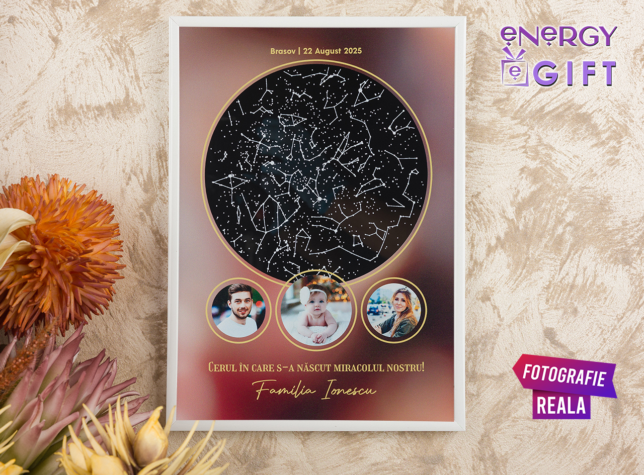 tablou cer personalizat familie