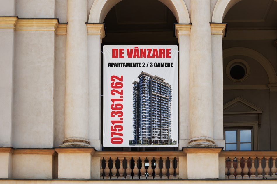 Banner 150x100 cm de vânzare personalizat – print UV pe PVC premium