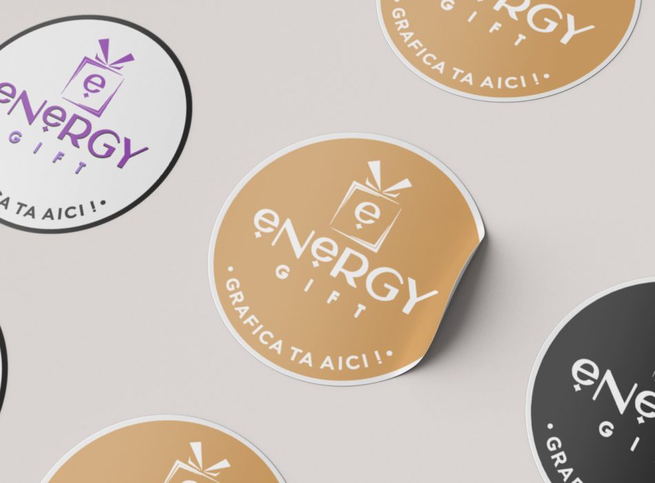 etichete autocolante personalizate rotunde 5x5 cm