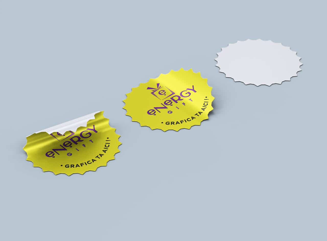 etichete autocolante personalizate rotunde 7x7 cm