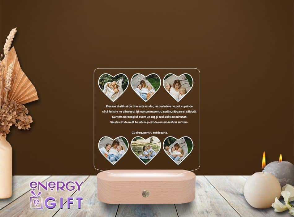 Lampa led 3d personalizata