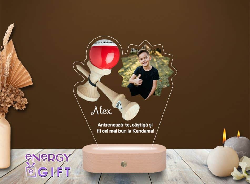 Lampă LED 3D Personalizată Kendama