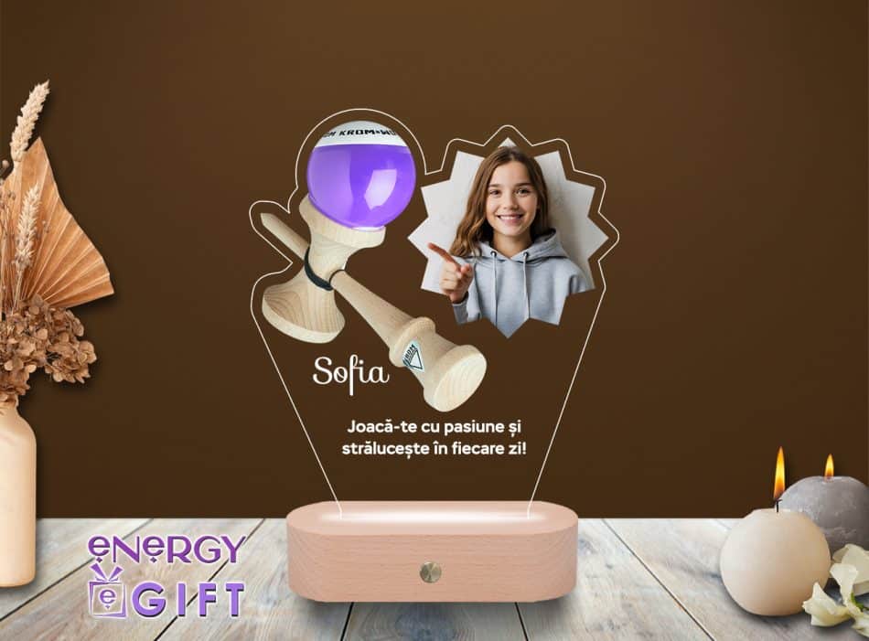 Lampă LED Personalizată Kendama